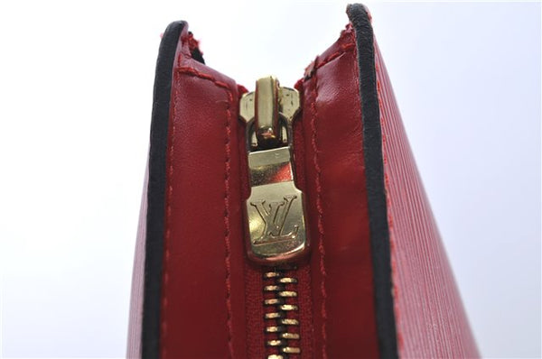 Auth LOUIS VUITTON Epi Saint Jacques Shopping Shoulder Bag Red M52267 LV H8275