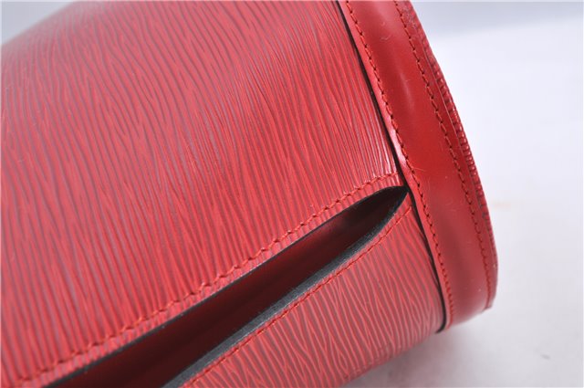 Auth LOUIS VUITTON Epi Saint Jacques Shopping Shoulder Bag Red M52267 LV H8275