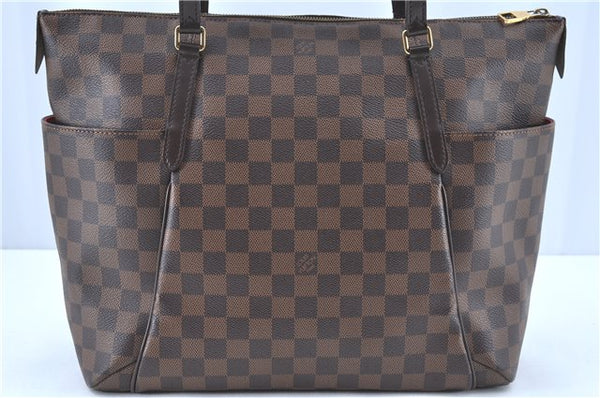 Authentic LOUIS VUITTON Damier Totally MM Shoulder Tote Bag N41281 LV H8276