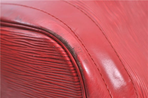 Authentic LOUIS VUITTON Epi Noe Red Shoulder Bag M44007 LV H8277