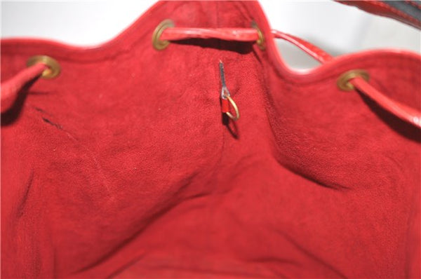 Authentic LOUIS VUITTON Epi Noe Red Shoulder Bag M44007 LV H8277