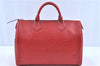 Authentic LOUIS VUITTON Epi Speedy 30 Hand Bag Red M43007 LV H8279