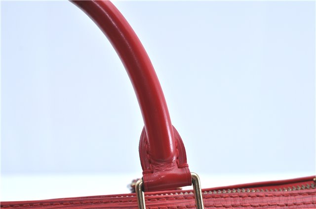 Authentic LOUIS VUITTON Epi Speedy 30 Hand Bag Red M43007 LV H8279