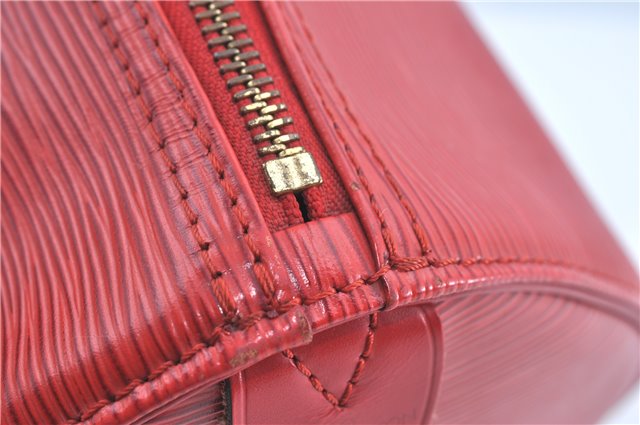 Authentic LOUIS VUITTON Epi Speedy 30 Hand Bag Red M43007 LV H8279