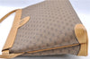 Authentic GUCCI Micro GG PVC Leather Shoulder Cross Bag Brown Junk H8286