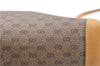 Authentic GUCCI Micro GG PVC Leather Shoulder Cross Bag Brown Junk H8286