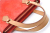 Authentic Louis Vuitton Vernis Houston Shoulder Hand Bag Red M91092 LV H8298