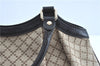 Auth GUCCI Diamante Sukey Shoulder Tote Bag Canvas Leather 211944 Brown H8309