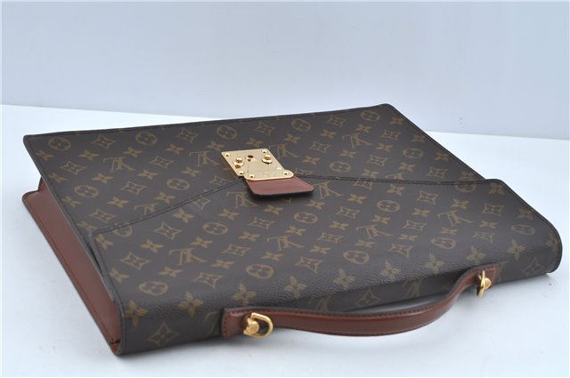 Auth Louis Vuitton Monogram Porte Documents Bandouliere M53338 Briefcase H8317