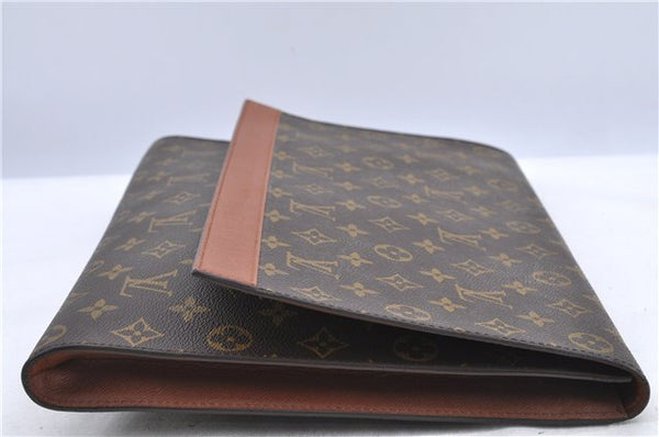 Authentic Louis Vuitton Monogram Porte Envelope Clutch Bag M51801 LV H8327