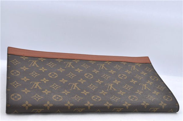 Authentic Louis Vuitton Monogram Porte Envelope Clutch Bag M51801 LV H8327