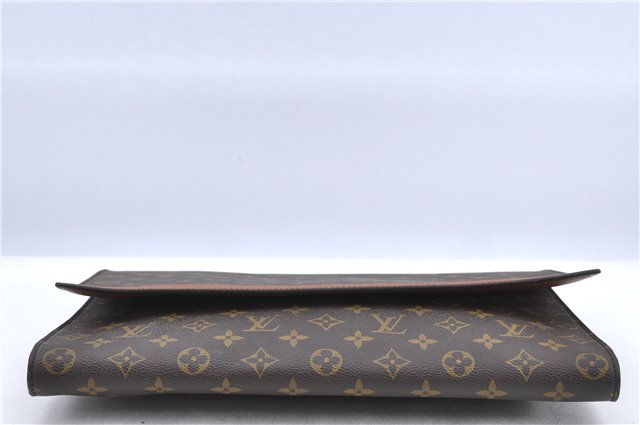 Authentic Louis Vuitton Monogram Porte Envelope Clutch Bag M51801 LV H8327
