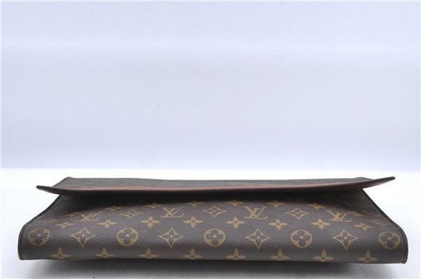 Authentic Louis Vuitton Monogram Porte Envelope Clutch Bag M51801 LV H8327