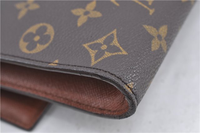 Authentic Louis Vuitton Monogram Porte Envelope Clutch Bag M51801 LV H8327