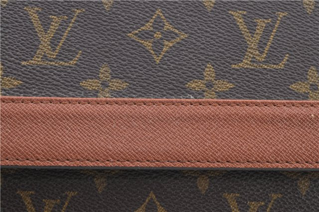 Authentic Louis Vuitton Monogram Porte Envelope Clutch Bag M51801 LV H8327