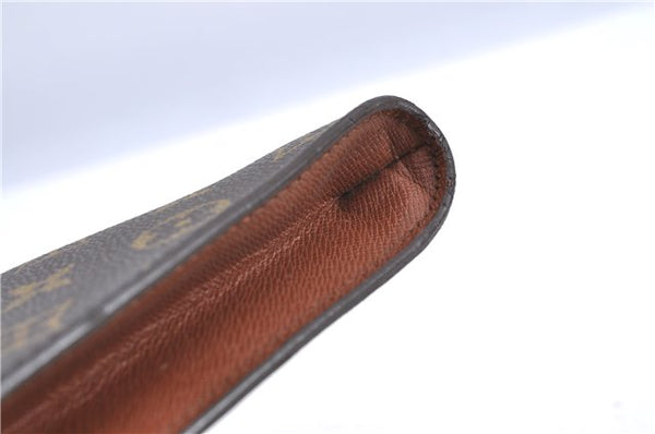 Authentic Louis Vuitton Monogram Porte Envelope Clutch Bag M51801 LV H8327