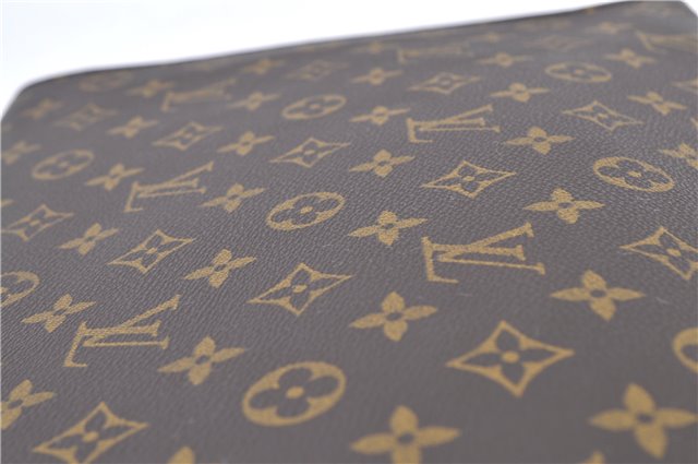 Authentic Louis Vuitton Monogram Porte Envelope Clutch Bag M51801 LV H8327