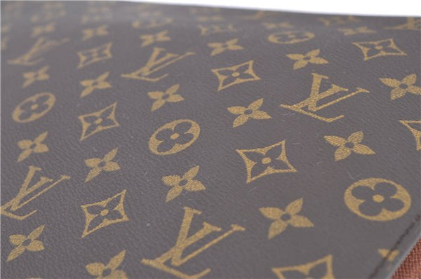 Authentic Louis Vuitton Monogram Porte Envelope Clutch Bag M51801 LV H8327