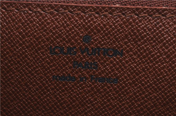 Authentic Louis Vuitton Monogram Porte Envelope Clutch Bag M51801 LV H8327