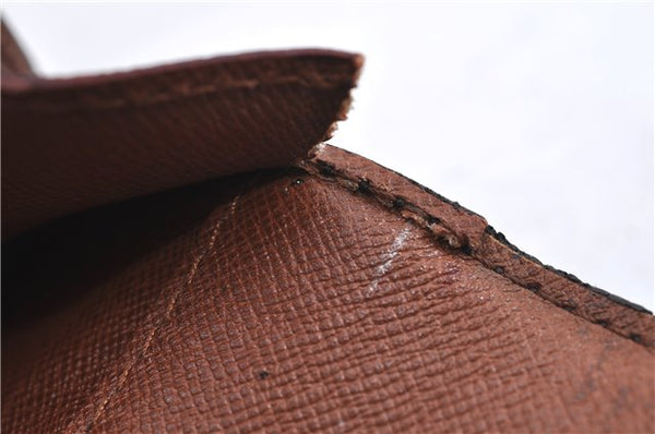 Authentic Louis Vuitton Monogram Porte Envelope Clutch Bag M51801 LV H8327