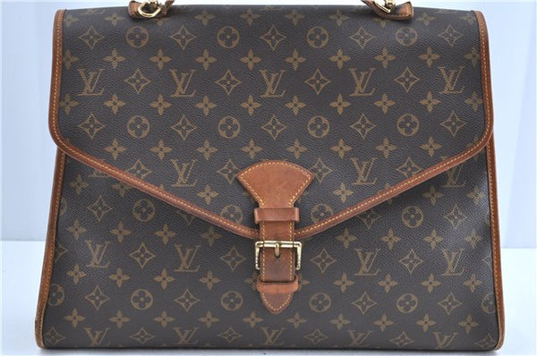 Auth Louis Vuitton Monogram Beverly 44 2Way Shoulder Hand Bag M51120 LV H8335