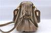 Authentic Chloe Paraty 2Way Shoulder Cross Body Hand Bag Brown H8382