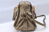 Authentic Chloe Paraty 2Way Shoulder Cross Body Hand Bag Brown H8382