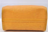 Authentic Louis Vuitton Epi Speedy 25 Hand Bag Yellow M43019 LV H8384