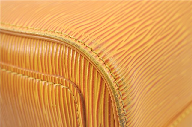 Authentic Louis Vuitton Epi Speedy 25 Hand Bag Yellow M43019 LV H8384