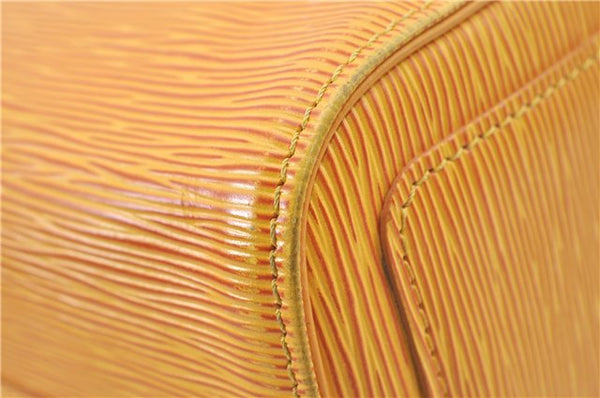 Authentic Louis Vuitton Epi Speedy 25 Hand Bag Yellow M43019 LV H8384