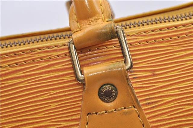 Authentic Louis Vuitton Epi Speedy 25 Hand Bag Yellow M43019 LV H8384