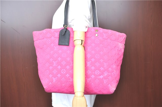 Authentic Louis Vuitton Cruise Line Scuba MM Tote Bag Pink M92802 LV H8391
