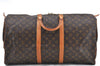 Authentic Louis Vuitton Monogram Keepall 55 Boston Bag M41424 LV H8415