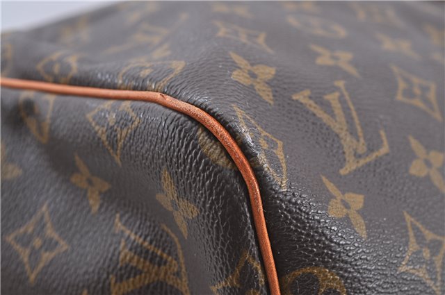 Authentic Louis Vuitton Monogram Keepall 55 Boston Bag M41424 LV H8415