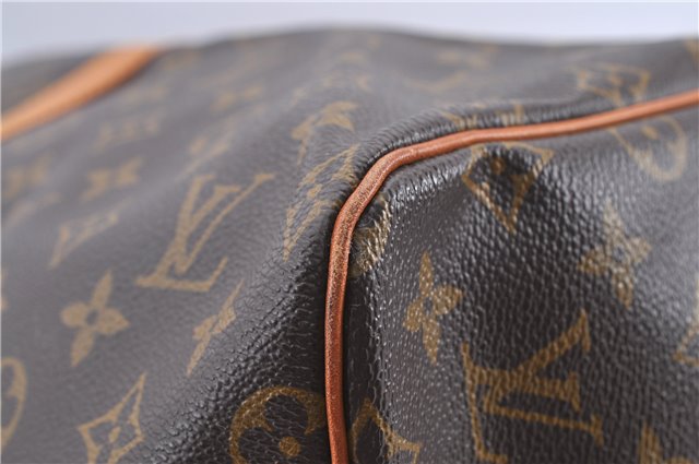 Authentic Louis Vuitton Monogram Keepall 55 Boston Bag M41424 LV H8415