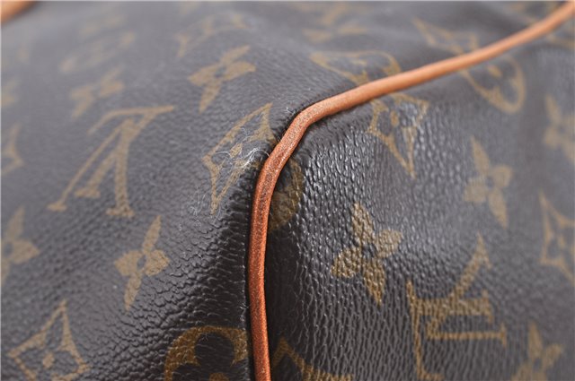 Authentic Louis Vuitton Monogram Keepall 55 Boston Bag M41424 LV H8415