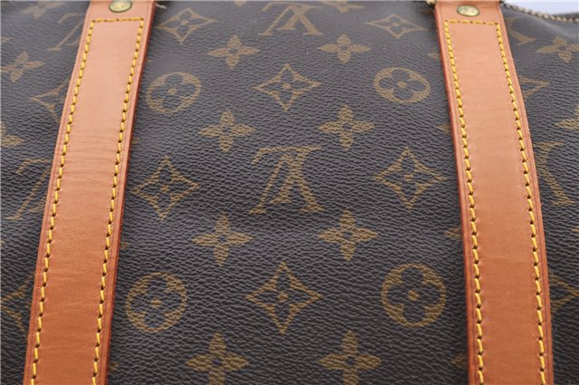 Authentic Louis Vuitton Monogram Keepall 55 Boston Bag M41424 LV H8415