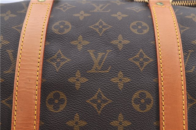 Authentic Louis Vuitton Monogram Keepall 55 Boston Bag M41424 LV H8415