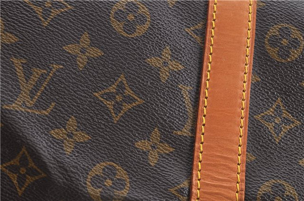 Authentic Louis Vuitton Monogram Keepall 55 Boston Bag M41424 LV H8415