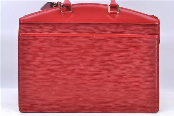 Authentic LOUIS VUITTON Epi Riviera Hand Bag Red M48187 LV Junk H8432