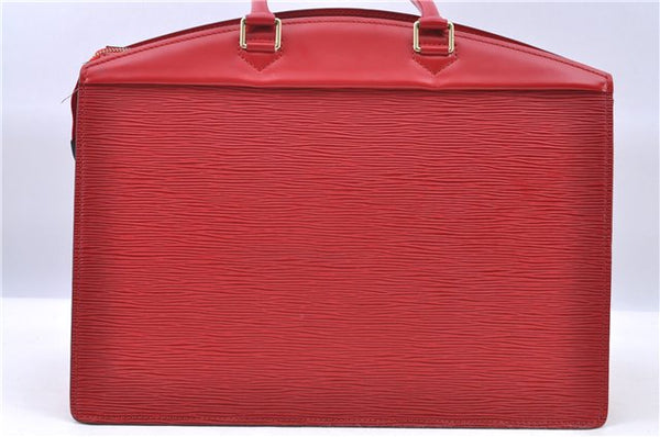 Authentic LOUIS VUITTON Epi Riviera Hand Bag Red M48187 LV Junk H8432