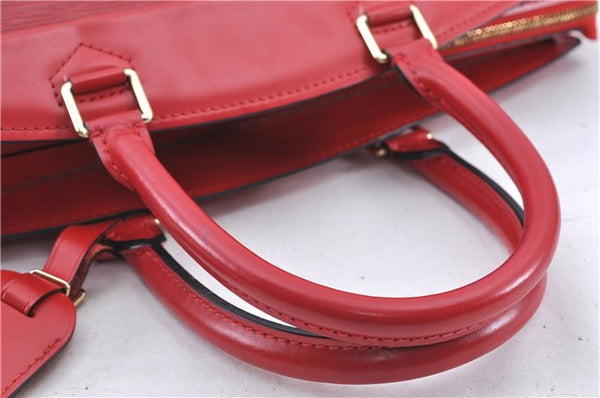 Authentic LOUIS VUITTON Epi Riviera Hand Bag Red M48187 LV Junk H8432