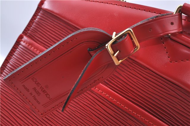 Authentic LOUIS VUITTON Epi Riviera Hand Bag Red M48187 LV Junk H8432