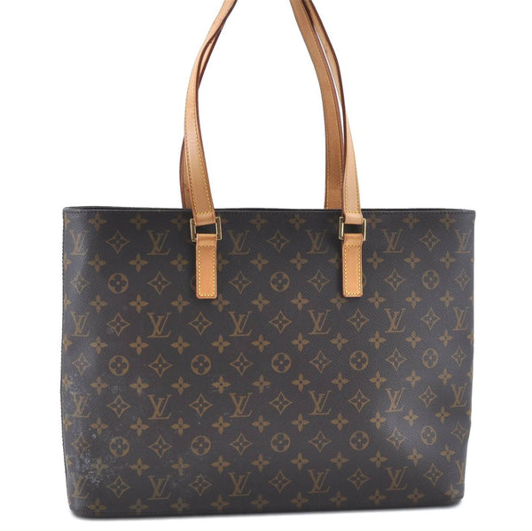 Authentic LOUIS VUITTON Monogram Luco Shoulder Tote Bag M51155 LV H8433