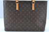 Authentic LOUIS VUITTON Monogram Luco Shoulder Tote Bag M51155 LV H8433