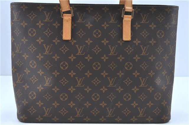 Authentic LOUIS VUITTON Monogram Luco Shoulder Tote Bag M51155 LV H8433