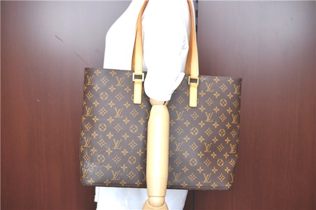 Authentic LOUIS VUITTON Monogram Luco Shoulder Tote Bag M51155 LV H8433
