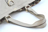 Authentic GUCCI Abbey Guccissima Shoulder Tote Bag GG Leather 141472 Ivory H8443