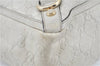 Authentic GUCCI Abbey Guccissima Shoulder Tote Bag GG Leather 141472 Ivory H8443