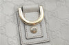 Authentic GUCCI Abbey Guccissima Shoulder Tote Bag GG Leather 141472 Ivory H8443